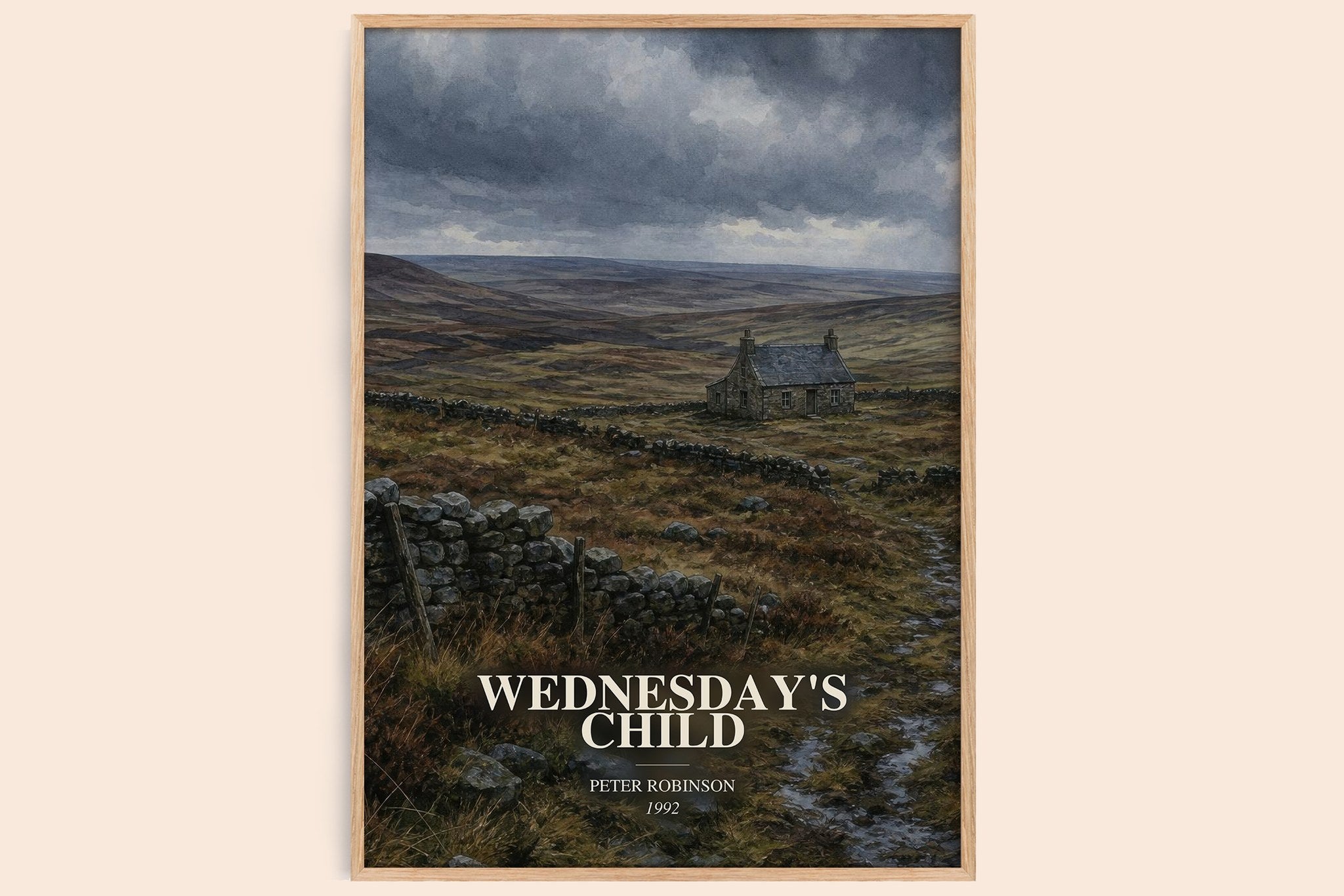 Wednesday's Child Book Watercolour Illustration by Peter Robinson