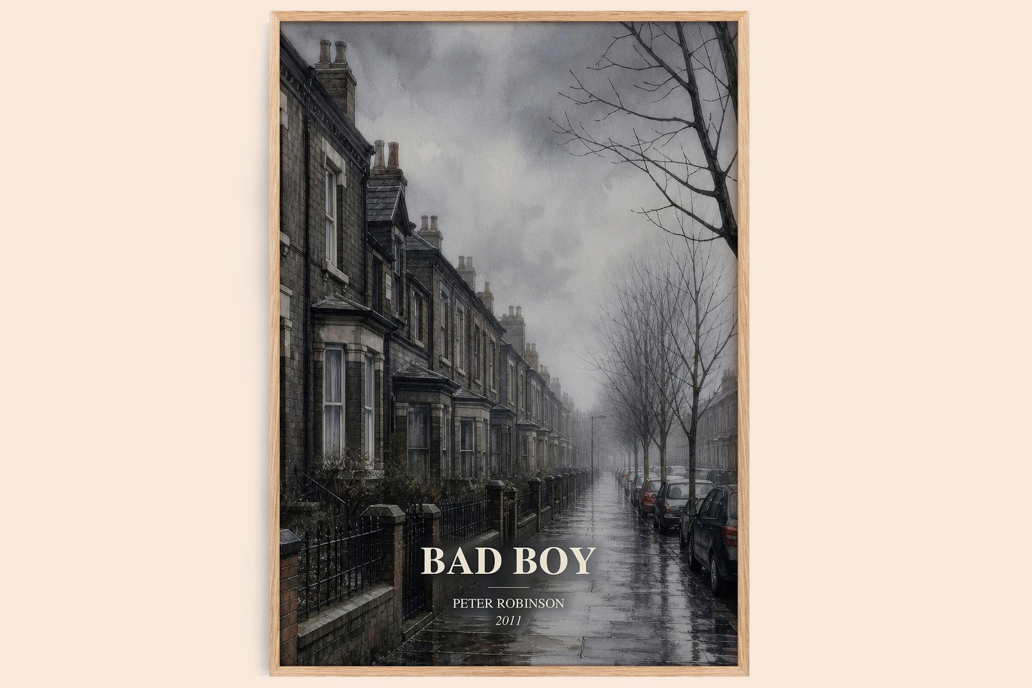 Bad Boy Book Watercolour Illustration by Peter Robinson