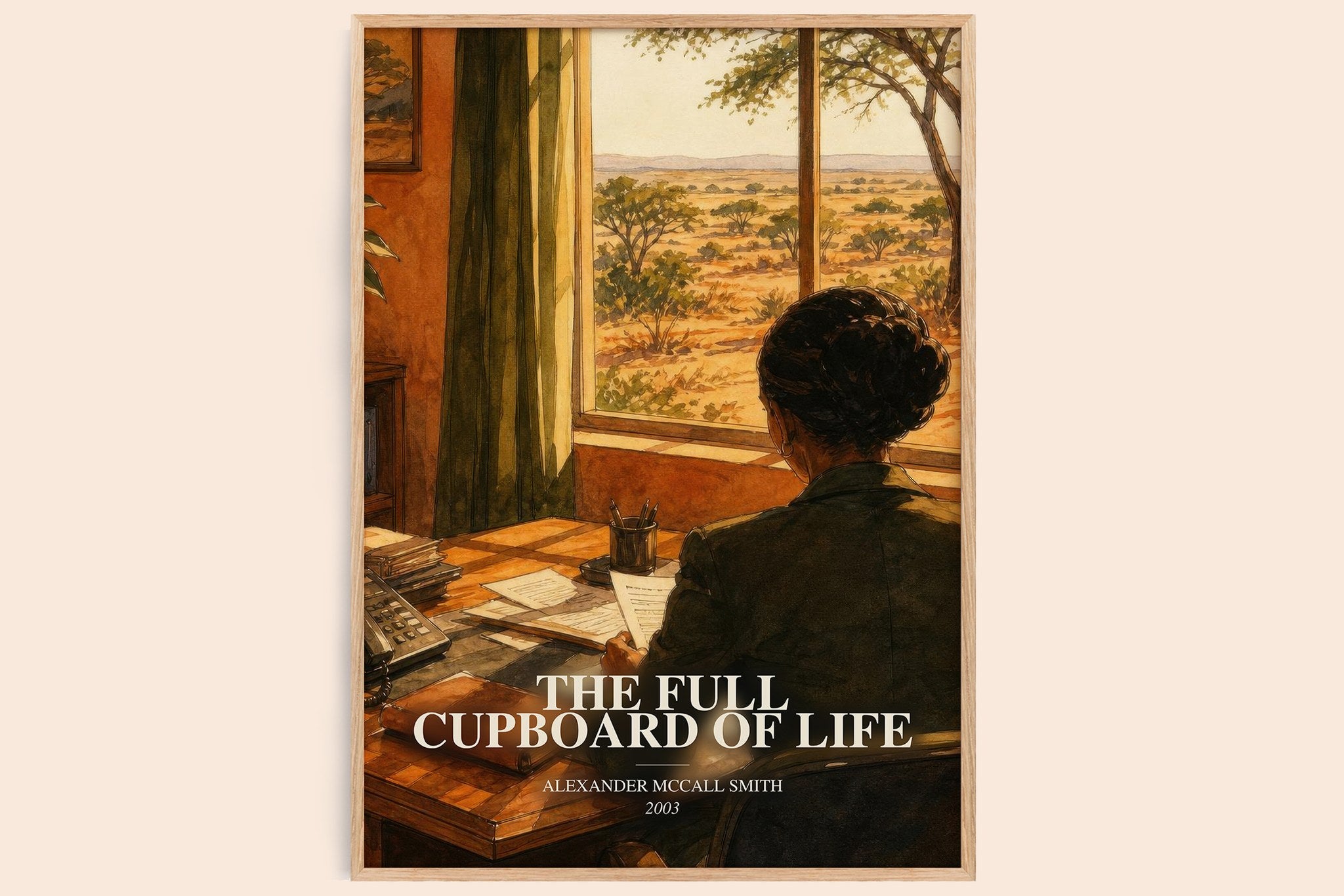Full Cupboard of Life Book Watercolour Illustration by A. Smith
