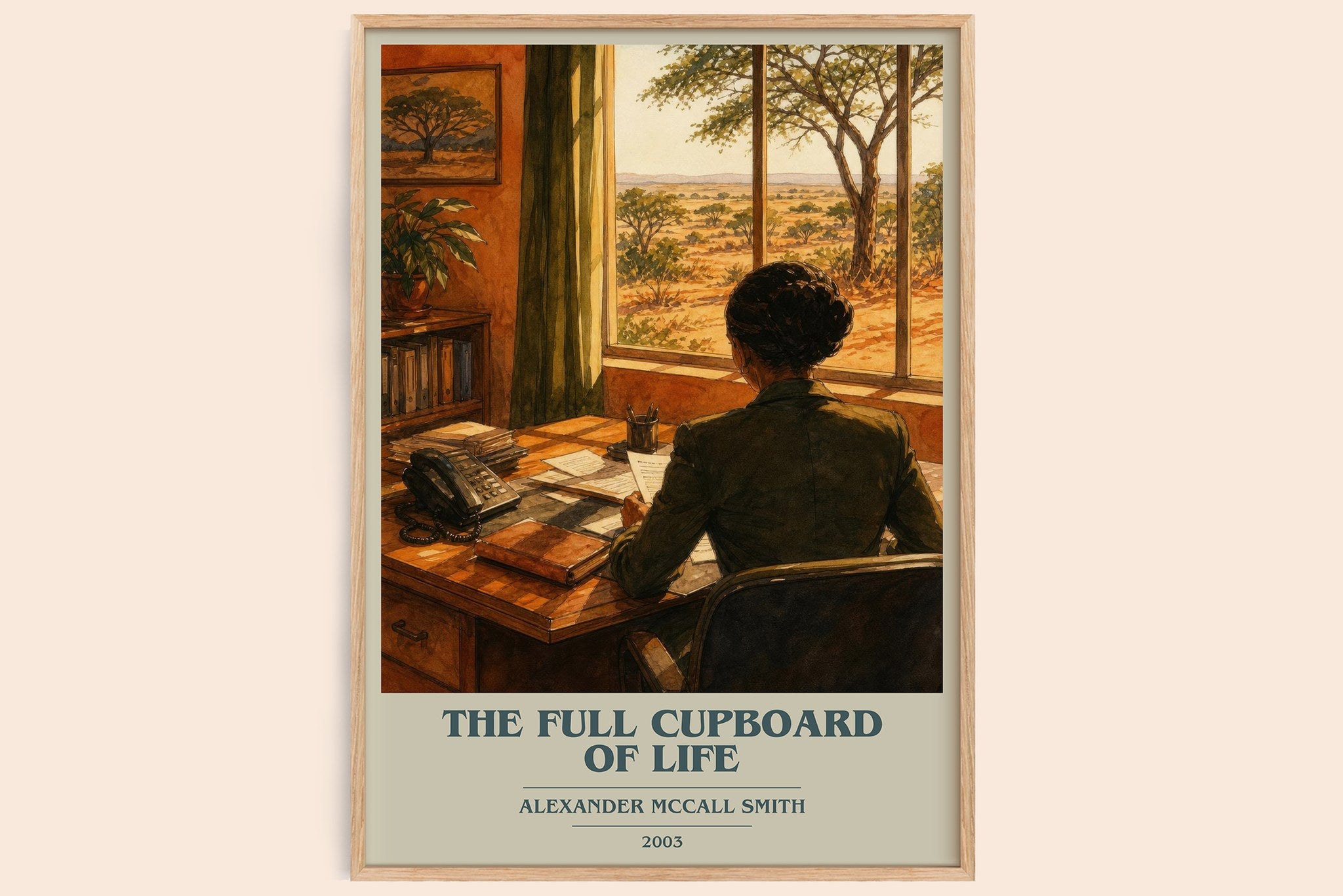 The Full Cupboard of Life Book Cover Poster by Alexander McCall Smith