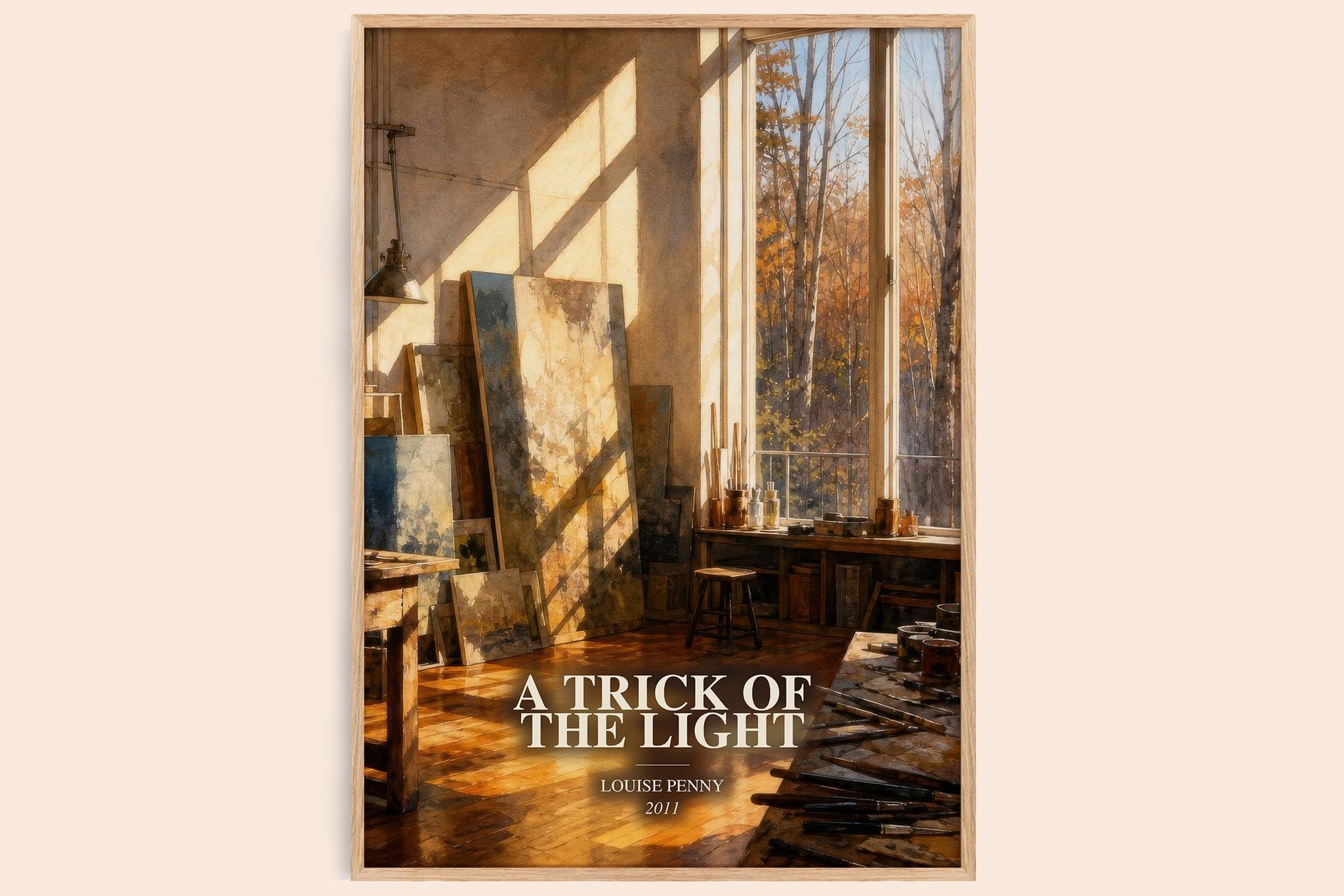 A Trick of the Light Book Watercolour Illustration by Louise Penny