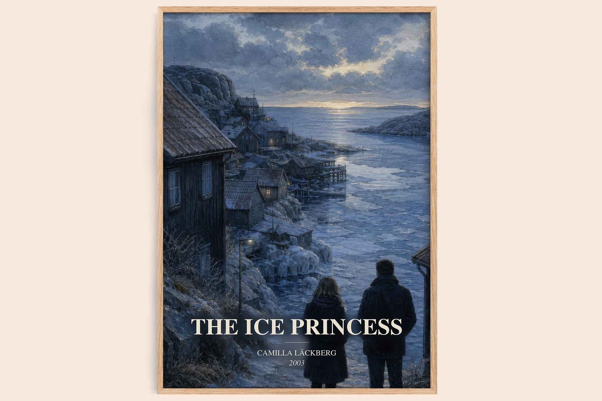 The Ice Princess Book Watercolour Illustration by Camilla Läckberg
