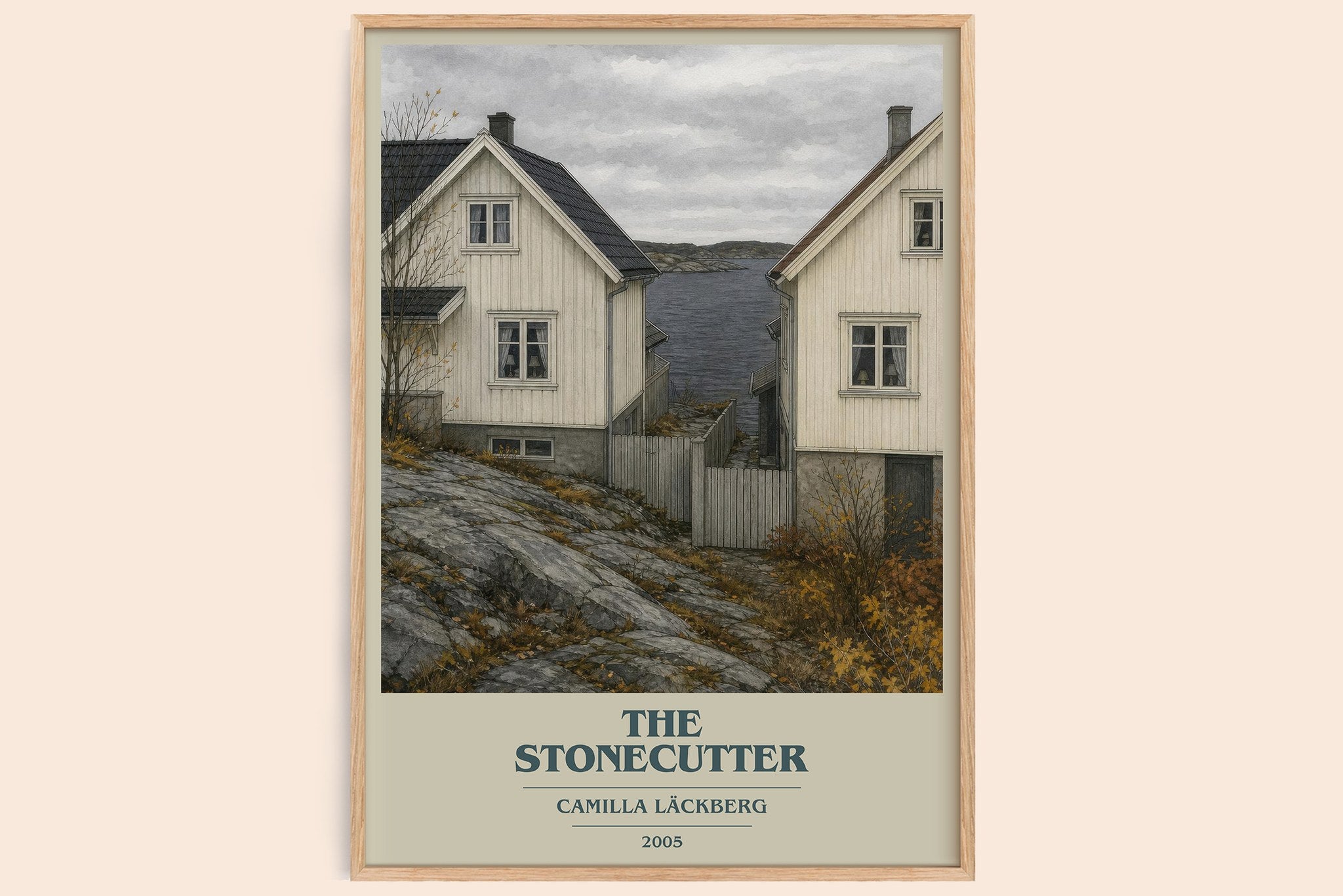 The Stonecutter Book Cover Poster by Camilla Läckberg