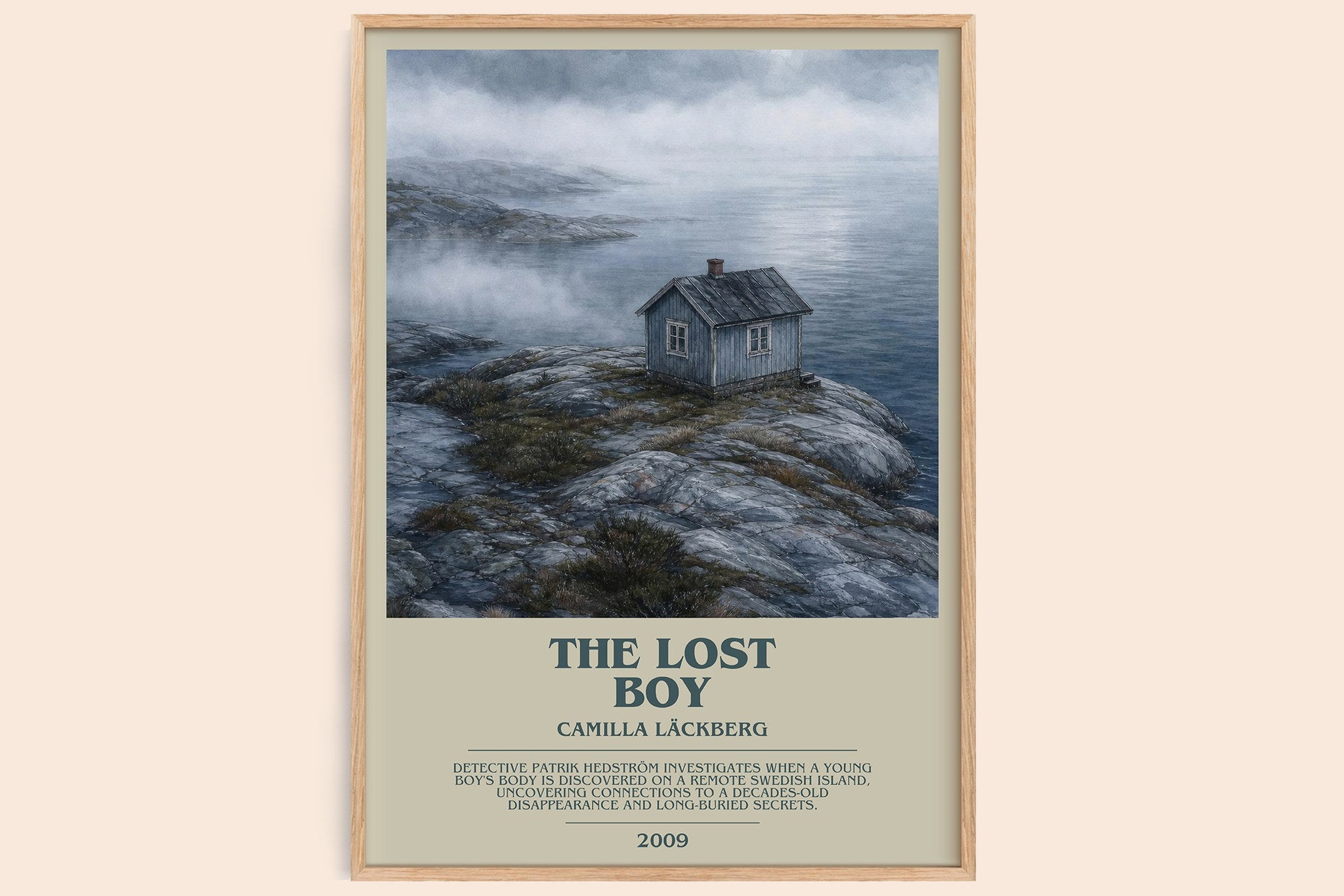 The Lost Boy Bookish Wall Art by Camilla Läckberg
