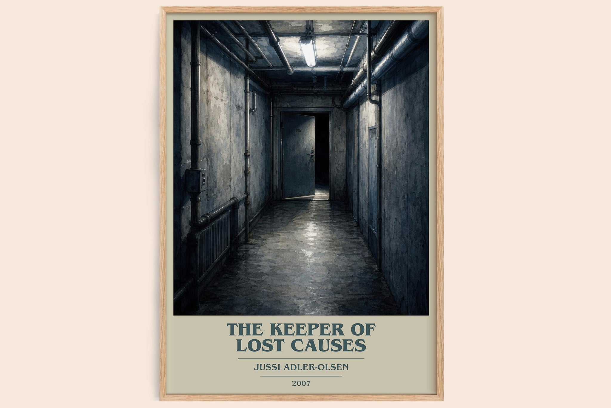 The Keeper of Lost Causes Book Cover Poster by Jussi Adler-Olsen