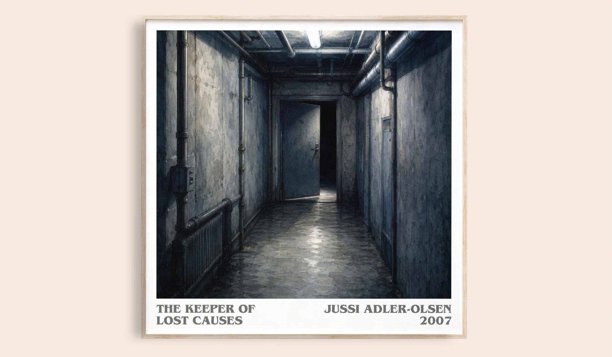 The Keeper of Lost Causes Literary Art Print by Jussi Adler-Olsen