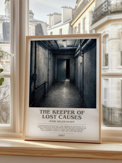 The Keeper of Lost Causes bookish poster colour and style options – Jussi Adler-Olsen book art