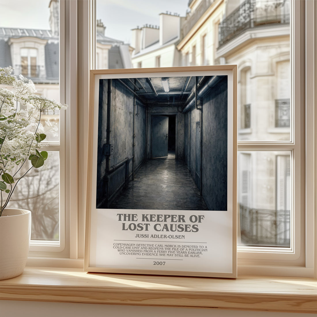 The Keeper of Lost Causes bookish poster colour and style options – Jussi Adler-Olsen book art