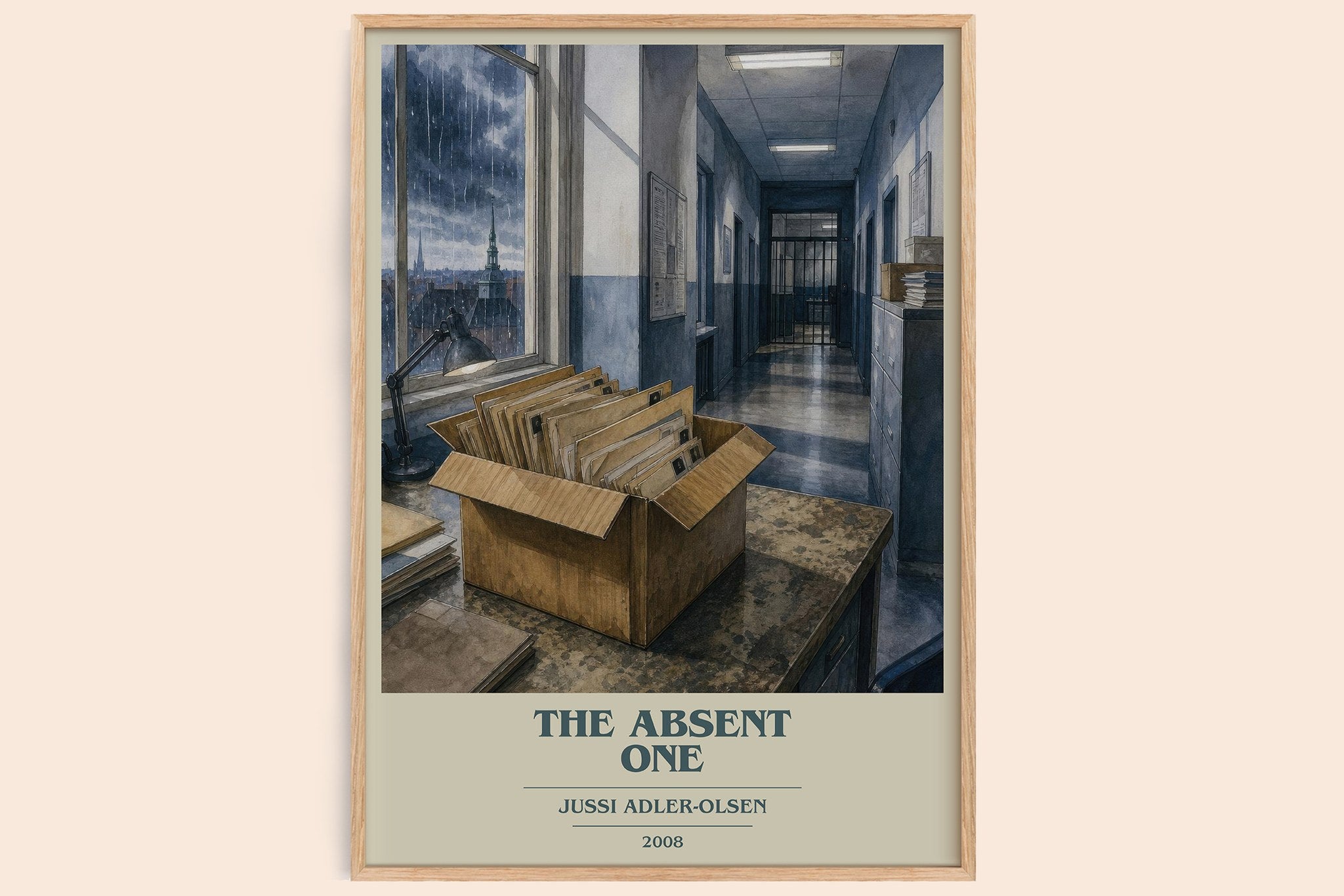 The Absent One Book Cover Poster by Jussi Adler-Olsen