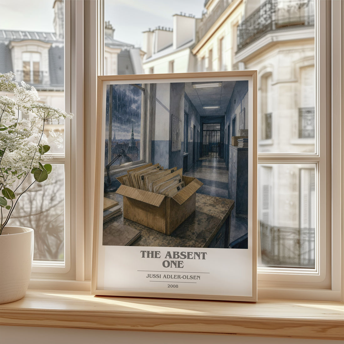 The Absent One book cover poster colour and style options – Jussi Adler-Olsen book art