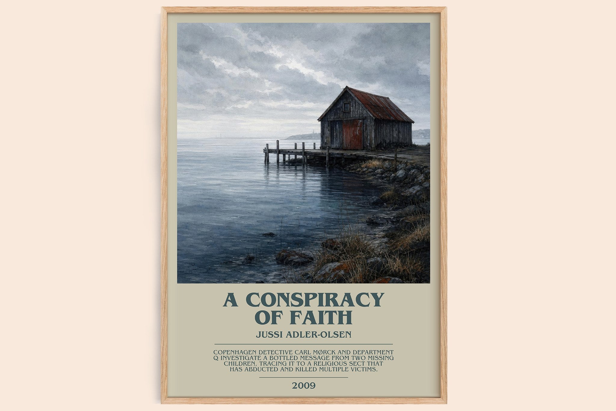 A Conspiracy of Faith Bookish Wall Art by Jussi Adler-Olsen
