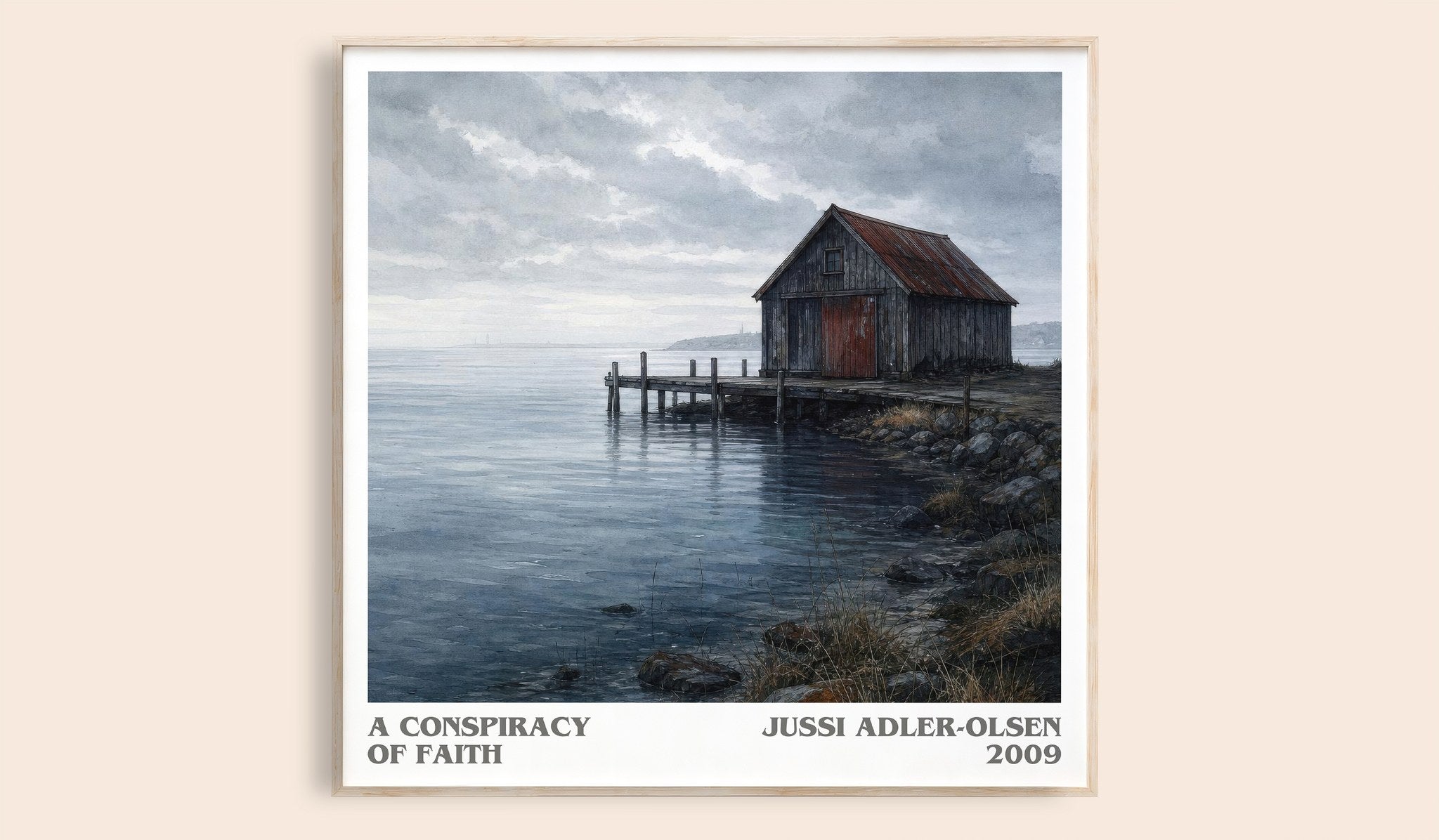 A Conspiracy of Faith Literary Art Print by Jussi Adler-Olsen