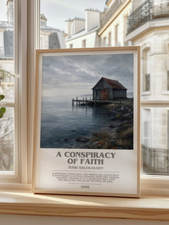 A Conspiracy of Faith bookish poster colour and style options – Jussi Adler-Olsen book art