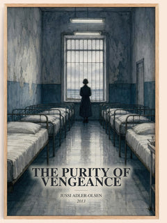 Purity of Vengeance Book Watercolour Illustration by Jussi Adler-Olsen – framed poster