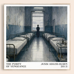 The Purity of Vengeance literary book poster by Jussi Adler-Olsen – framed literary art print