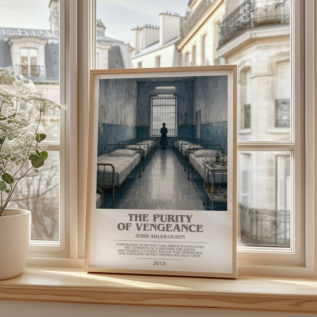 The Purity of Vengeance bookish poster colour and style options – Jussi Adler-Olsen book art