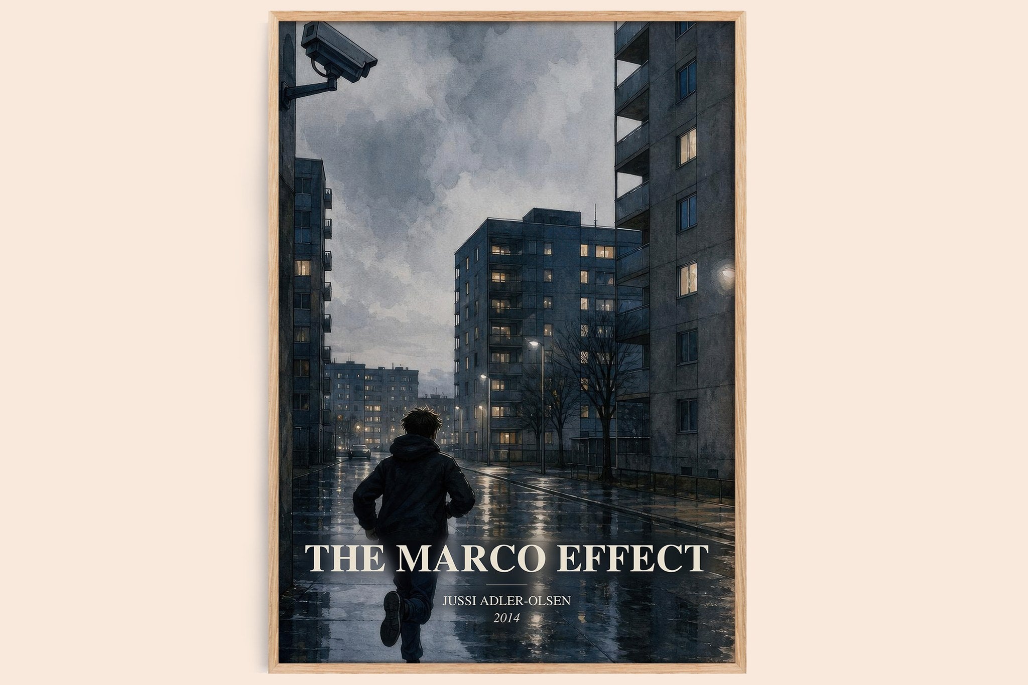 The Marco Effect Book Watercolour Illustration by Jussi Adler-Olsen