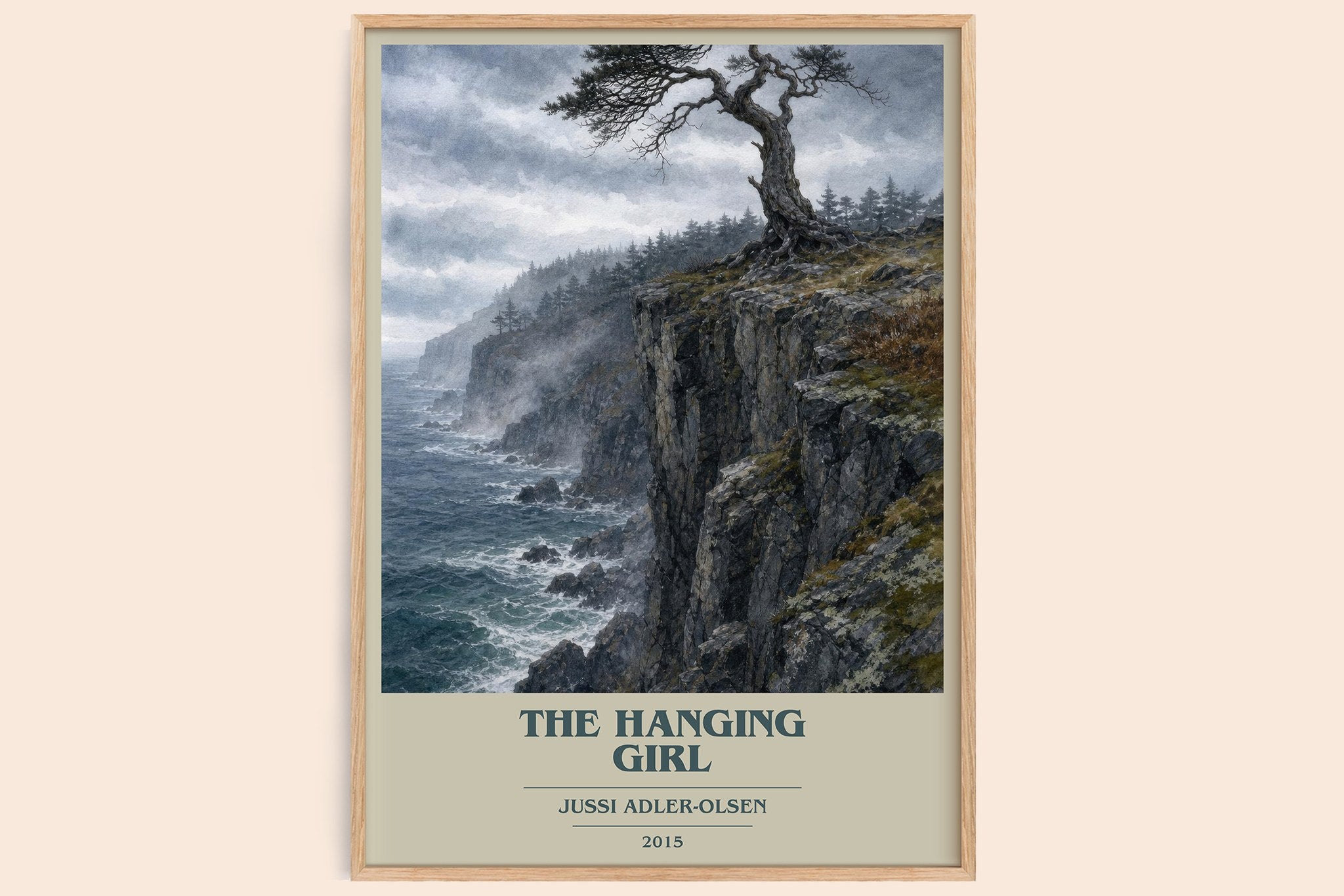 The Hanging Girl Book Cover Poster by Jussi Adler-Olsen