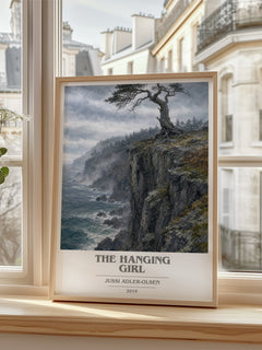 The Hanging Girl book cover poster colour and style options – Jussi Adler-Olsen book art