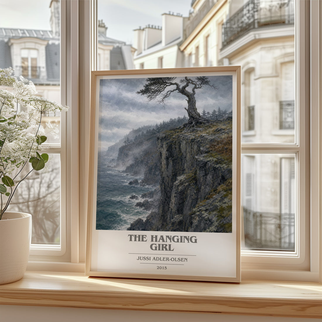 The Hanging Girl book cover poster colour and style options – Jussi Adler-Olsen book art