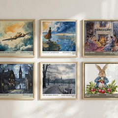 The Scarred Woman literary art print colour and style options – Jussi Adler-Olsen book art