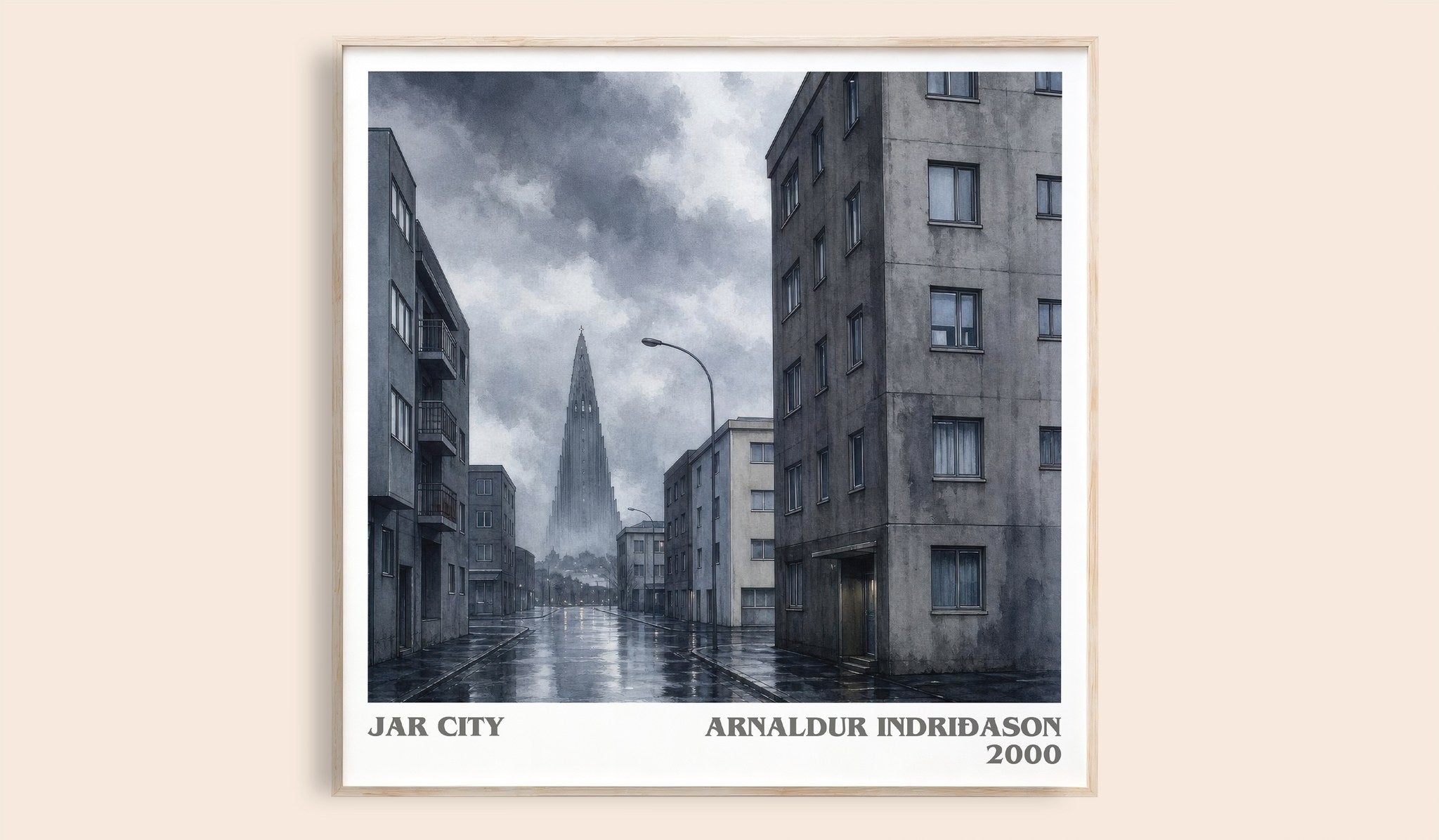 Jar City Literary Art Print by Arnaldur Indriðason