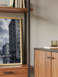 Jar City book watercolour illustration paper finish options – matte satin gloss