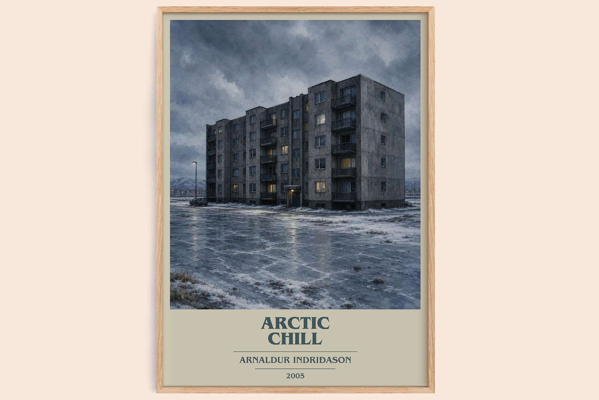 Arctic Chill Book Cover Poster by Arnaldur Indriðason