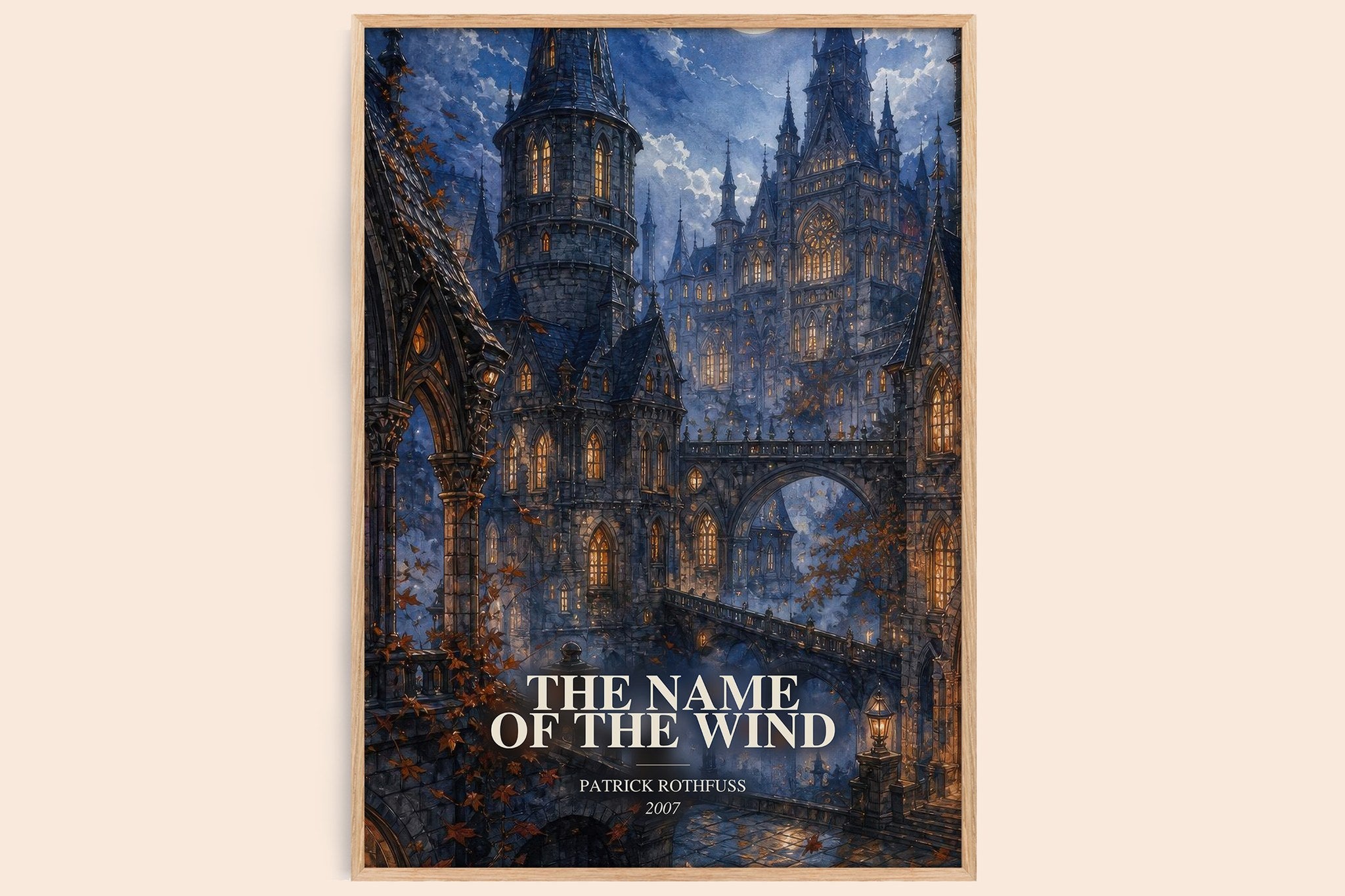 The Name of the Wind Book Watercolour Illustration by Patrick Rothfuss