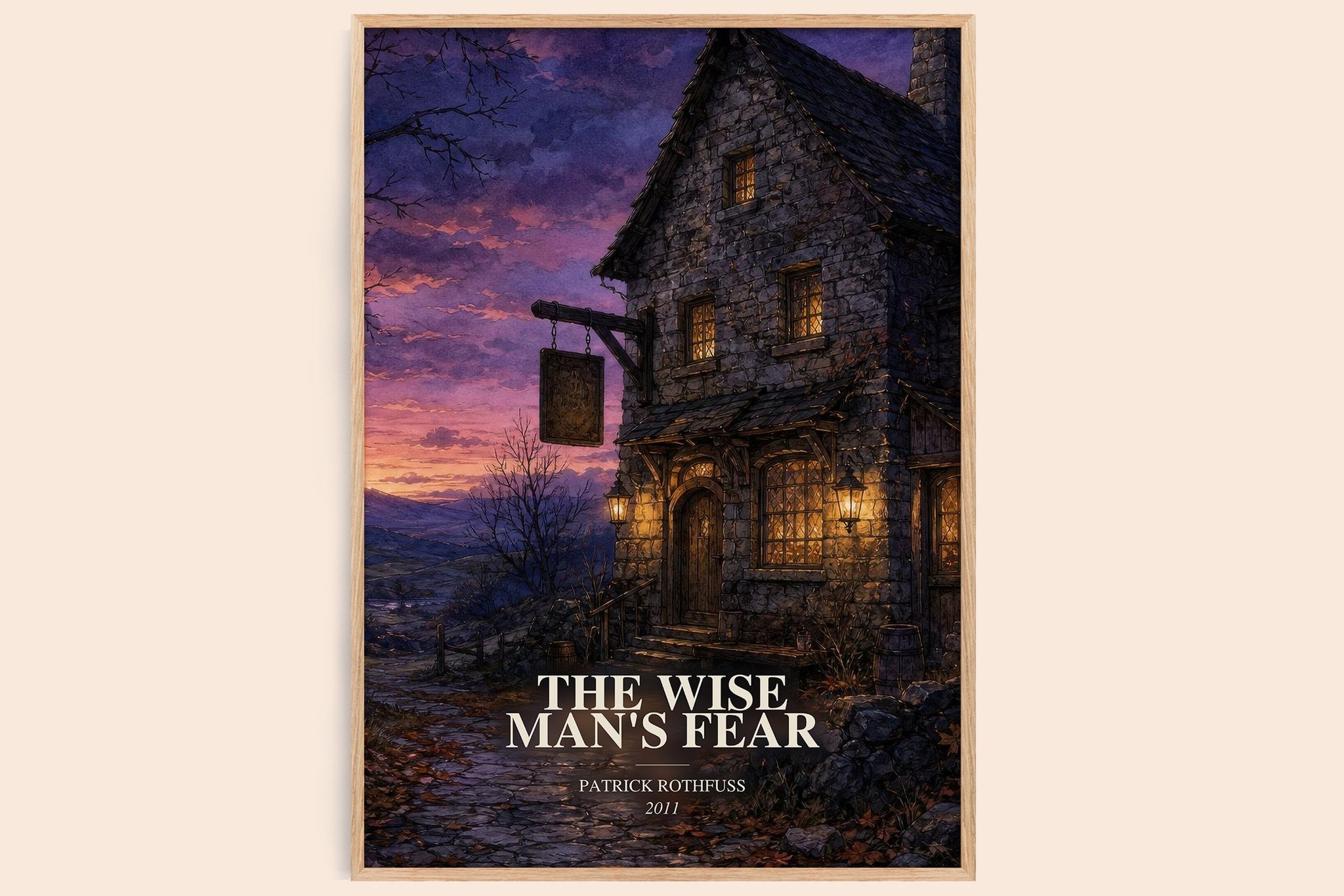 The Wise Man's Fear Book Watercolour Illustration by Patrick Rothfuss