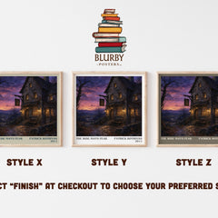 The Wise Man's Fear literary print in frame leaning in hallway – fantasy wall art