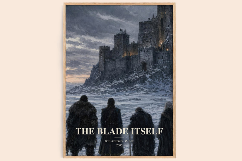 The Blade Itself Book Watercolour Illustration by Joe Abercrombie (Edge style)