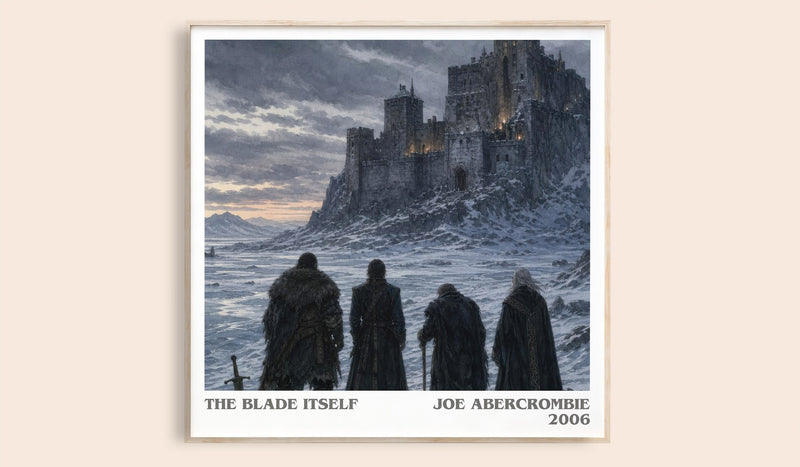 The Blade Itself Literary Art Print by Joe Abercrombie (Square style)