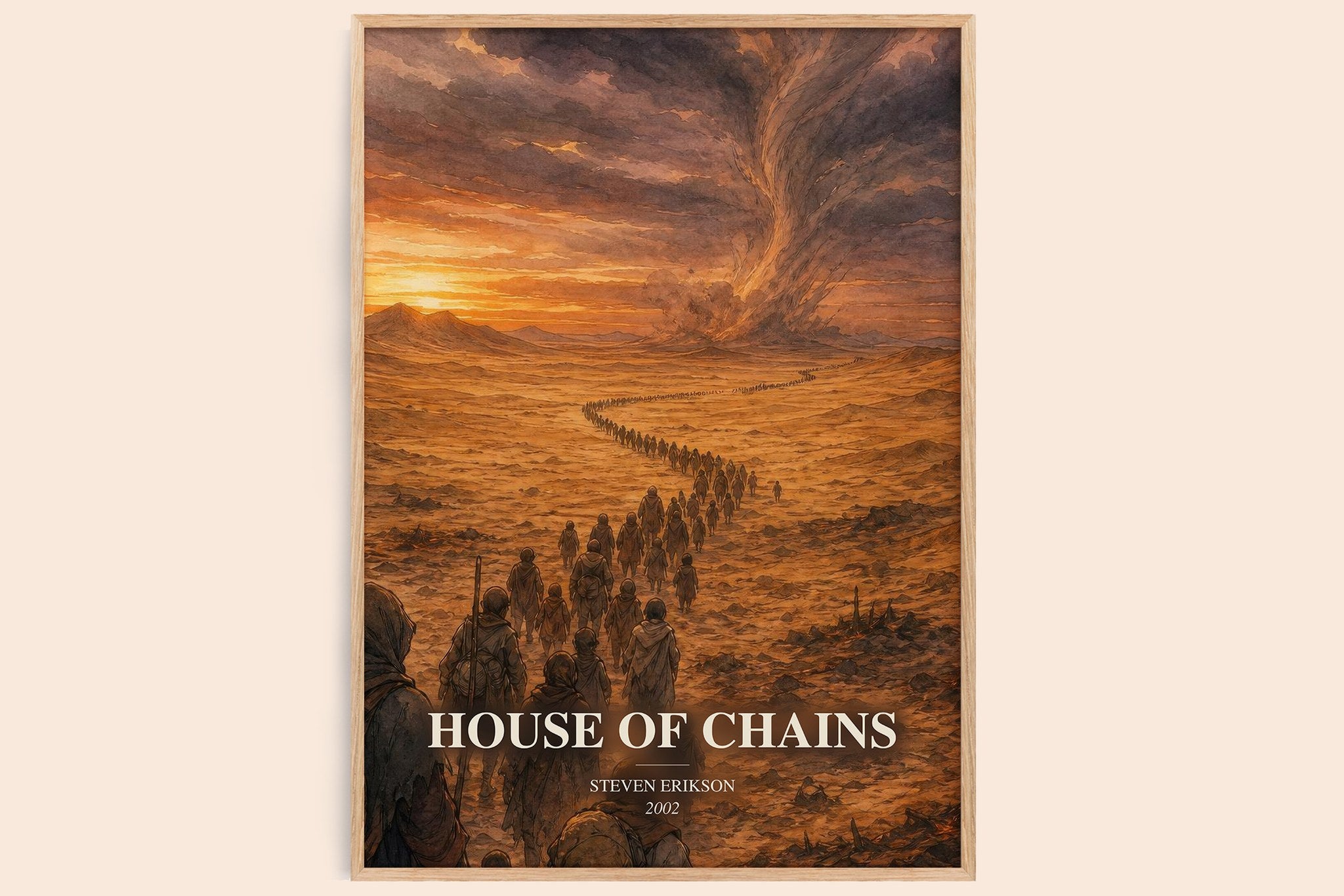 House of Chains Book Watercolour Illustration by Steven Erikson