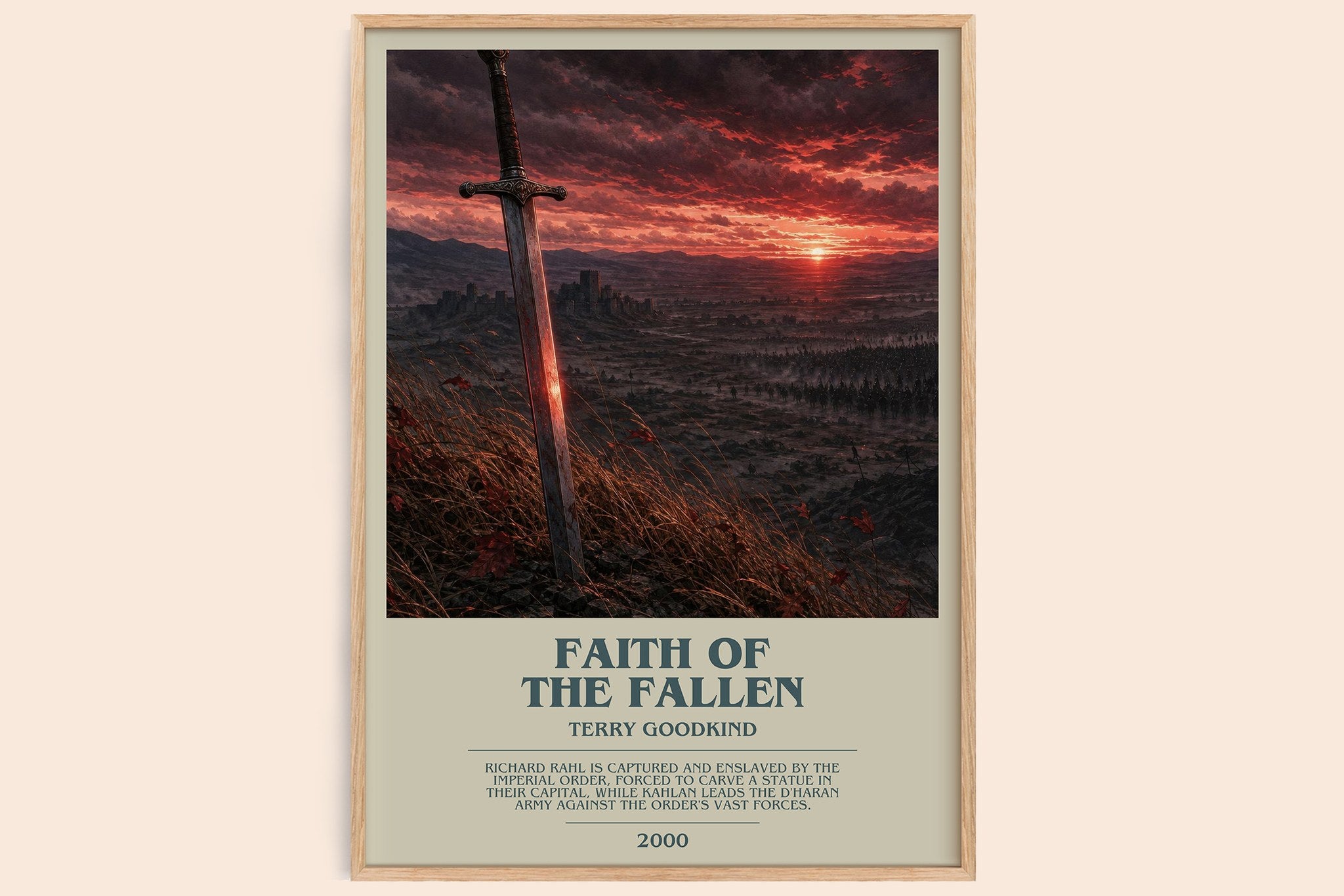 Faith of the Fallen Bookish Wall Art by Terry Goodkind