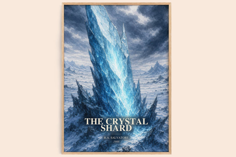The Crystal Shard Book Watercolour Illustration by R.A. Salvatore (Edge style)