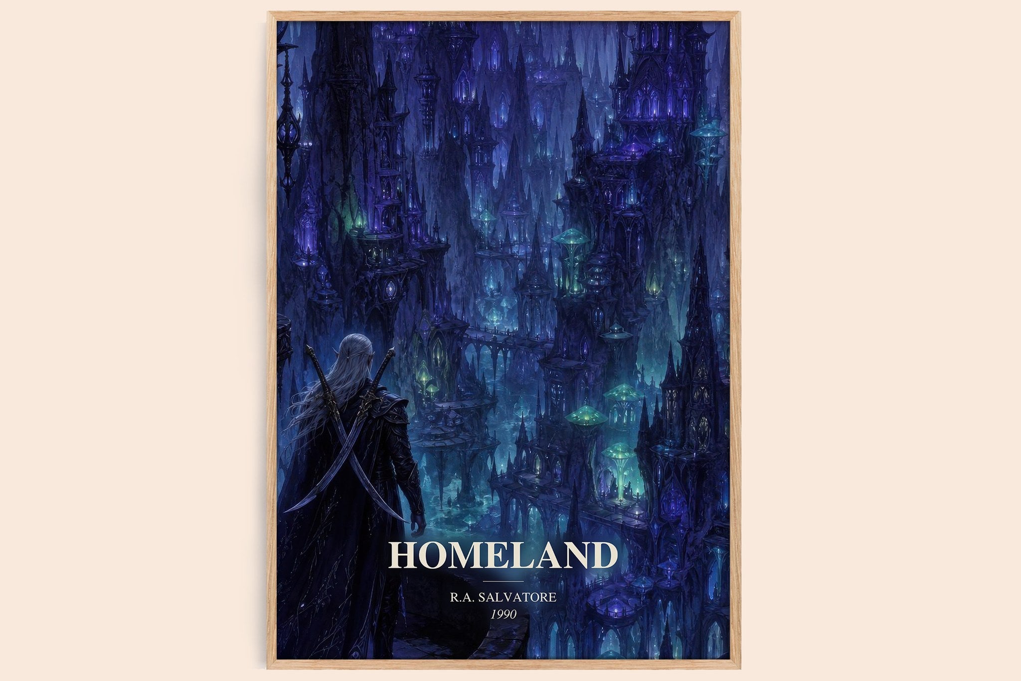 Homeland Book Watercolour Illustration by R.A. Salvatore