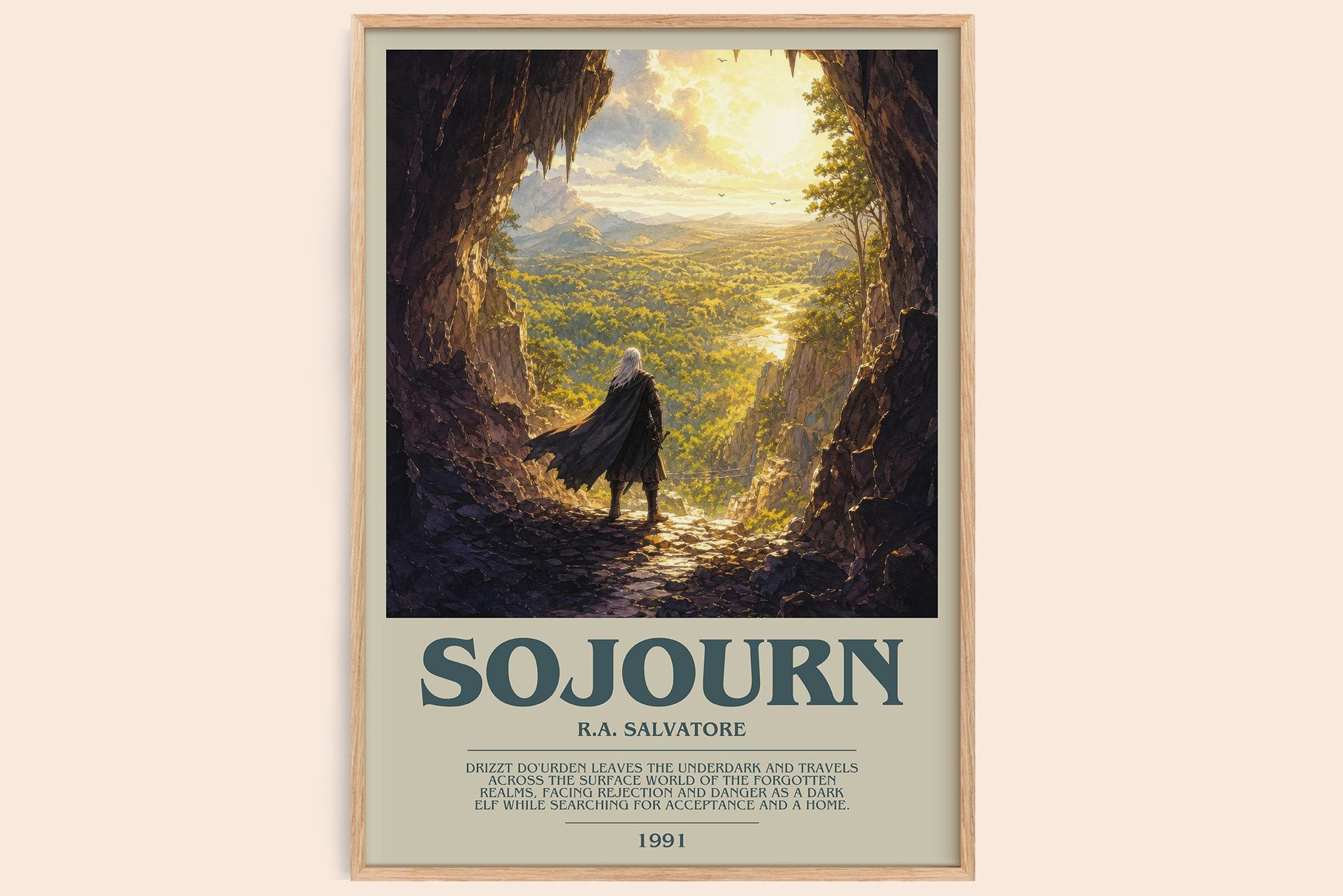 Sojourn Bookish Wall Art by R.A. Salvatore