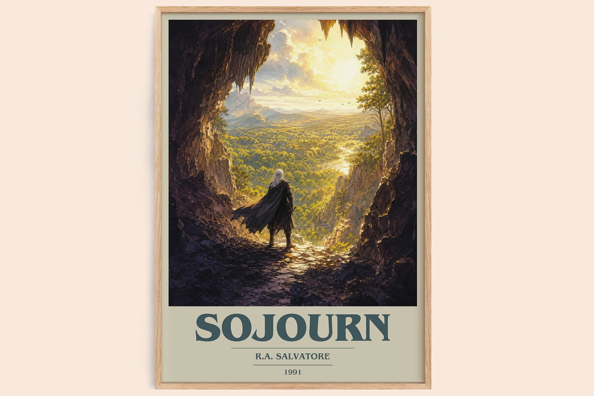 Sojourn Book Cover Poster by R.A. Salvatore