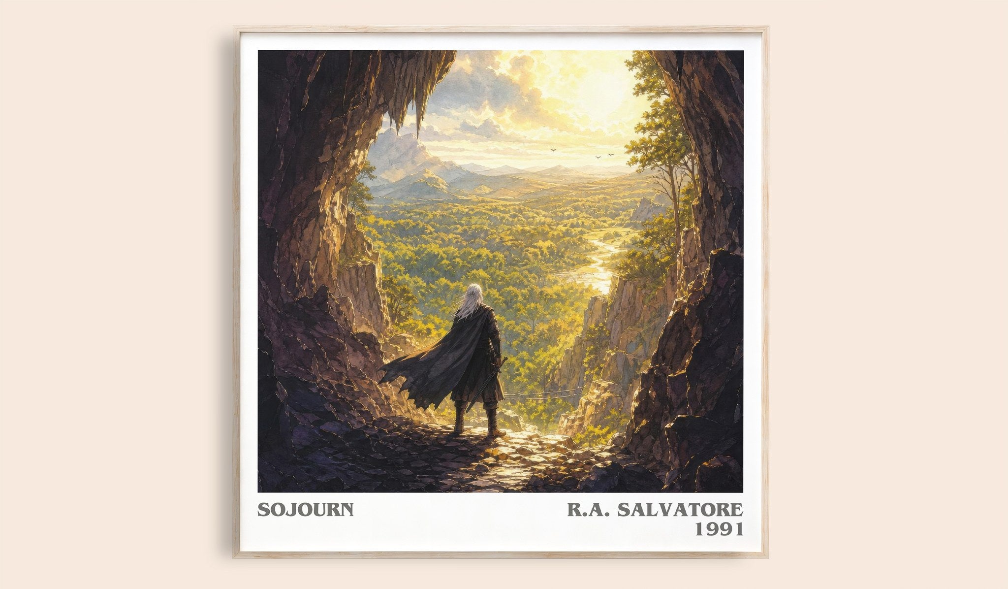 Sojourn Literary Art Print by R.A. Salvatore