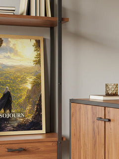 Sojourn book watercolour illustration paper finish options – matte satin gloss