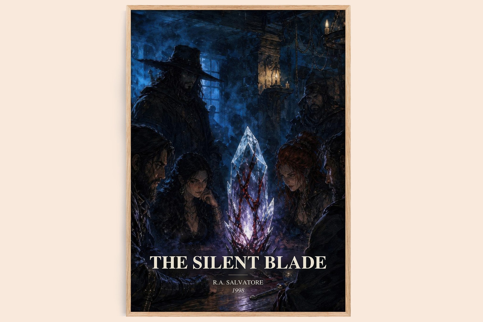 The Silent Blade Book Watercolour Illustration by R.A. Salvatore