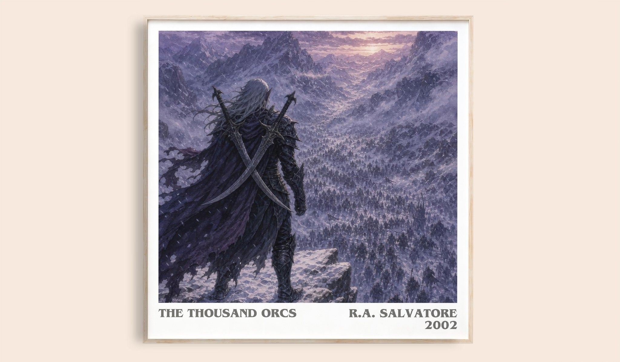 The Thousand Orcs Literary Art Print by R.A. Salvatore