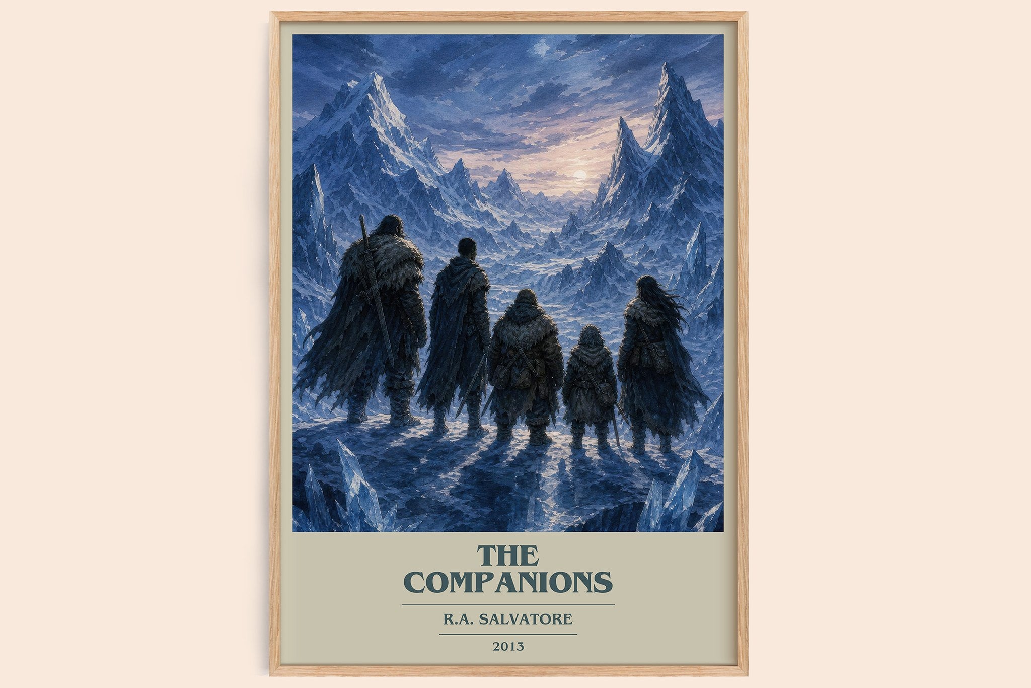 The Companions Book Cover Poster by R.A. Salvatore