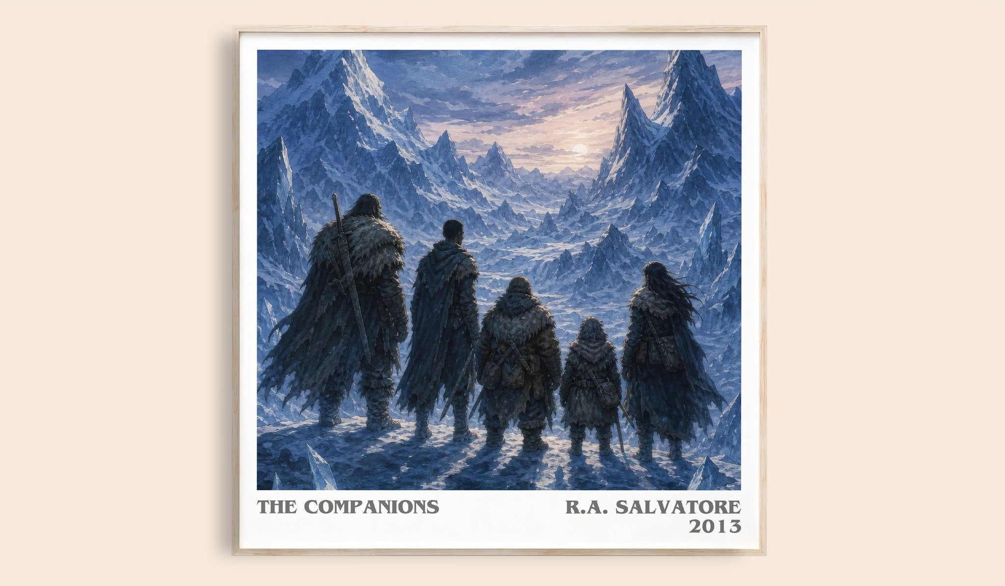 The Companions Literary Art Print by R.A. Salvatore
