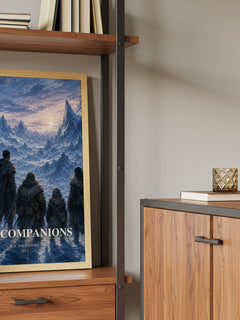 The Companions book watercolour illustration paper finish options – matte satin gloss