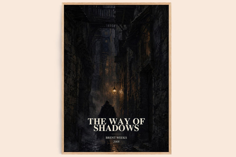 The Way of Shadows Book Watercolour Illustration by Brent Weeks (Edge style)