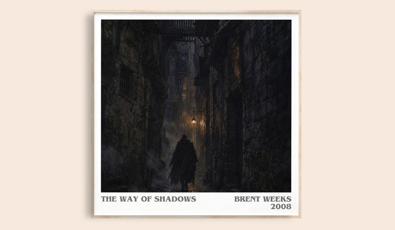 The Way of Shadows Literary Art Print by Brent Weeks (Square style)