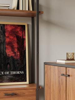 Prince of Thorns book watercolour illustration paper finish options – matte satin gloss