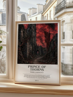 Prince of Thorns bookish poster colour and style options – Mark Lawrence book art